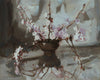 Alan Douglas Baker (1914-1987) Original Oil Painting on Board 'Cherry Blossoms' 29.5cm x 37cm