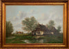 Arnold Marc Gorter (Dutch 1866-1933) Large Original Oil Painting on Canvas 60cm x 90cm