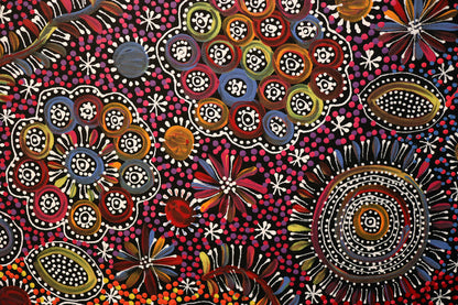 Belinda Golder Kngwarreye (b.1986) Large Original Acrylic on Canvas 'Bush Yam – My Country' 93cm x 104cm