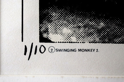 Brett Whiteley (1939–1992) Limited Edition Signed Screenprint Swinging Monkey 2