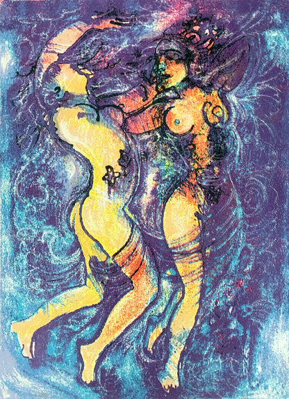 Cassandra Boyd (b.1956) Original Signed Silkscreen 'La Danse Erotique' 64cm x 47cm