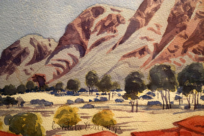 Cordula Ebatarinja (1919–1973) - Large Original Hermannsburg Watercolour 37cm x 27cm