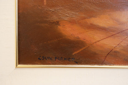 Colin Parker (b.1941) Original Oil Painting 'At Pine Creek The Northern Territory' 40cm x 50cm