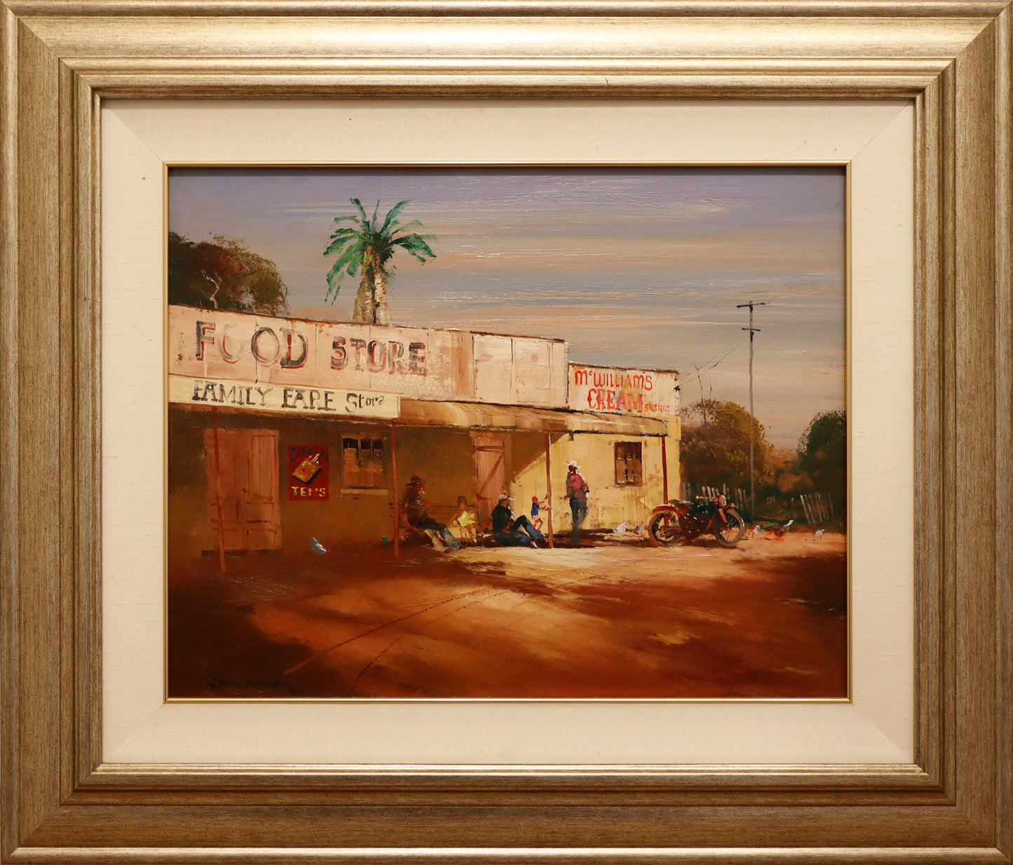 Colin Parker (b.1941) Original Oil Painting 'At Pine Creek The Northern Territory' 40cm x 50cm