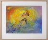 David Boyd (1924-2011) Large Original Mixed Media Painting 'Europa and Cockatoo Wrestling' 39cm x 50cm