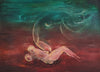 David Boyd (1924-2011) Large Original Oil Painting 'Limbo V' 42cm x 57cm