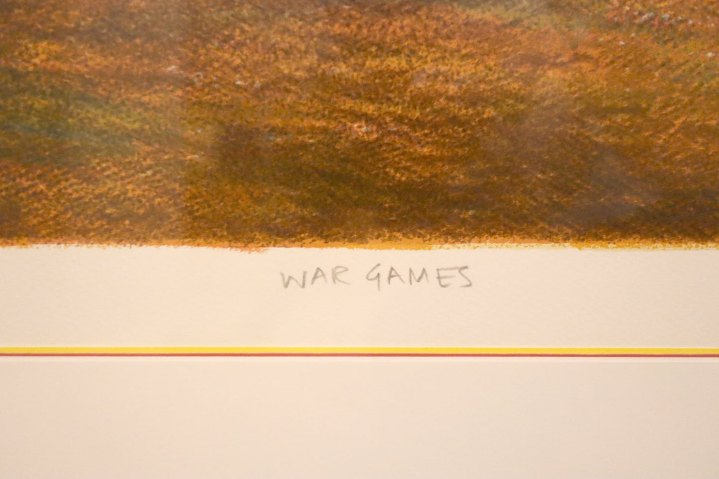 David Boyd (1924 - 2011) 'War Games' Original Signed Limited Edition Colour Lithograph 59cm x 77cm