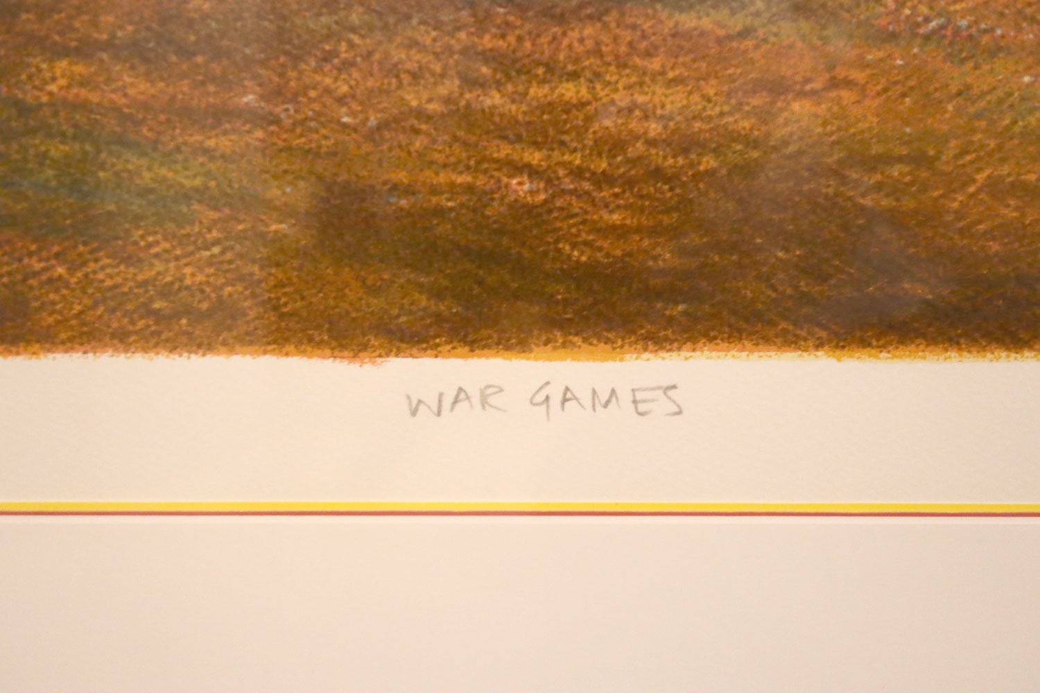 David Boyd (1924 - 2011) 'War Games' Original Signed Limited Edition Colour Lithograph 59cm x 77cm