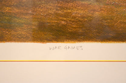 David Boyd (1924 - 2011) 'War Games' Original Signed Limited Edition Colour Lithograph 59cm x 77cm