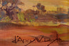 D'Arcy Doyle (1932-2001) Original Oil Painting on Board 'Lone Drover' 29.5cm x 24.5cm