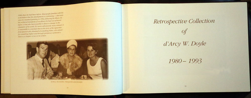 D'Arcy Doyle (1932-2001) Signed Hardcover Book "The Life and Art of d’Arcy W. Doyle" Ronald Coles