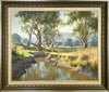 Ernest Buckmaster (1897-1968) XLarge Original Oil Painting 'Thornton Landscape' 70cm x 85cm