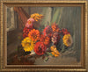 Harold Septimus Power (1878–1951) Large Original Floral Oil Painting on Board 56cm x 71cm