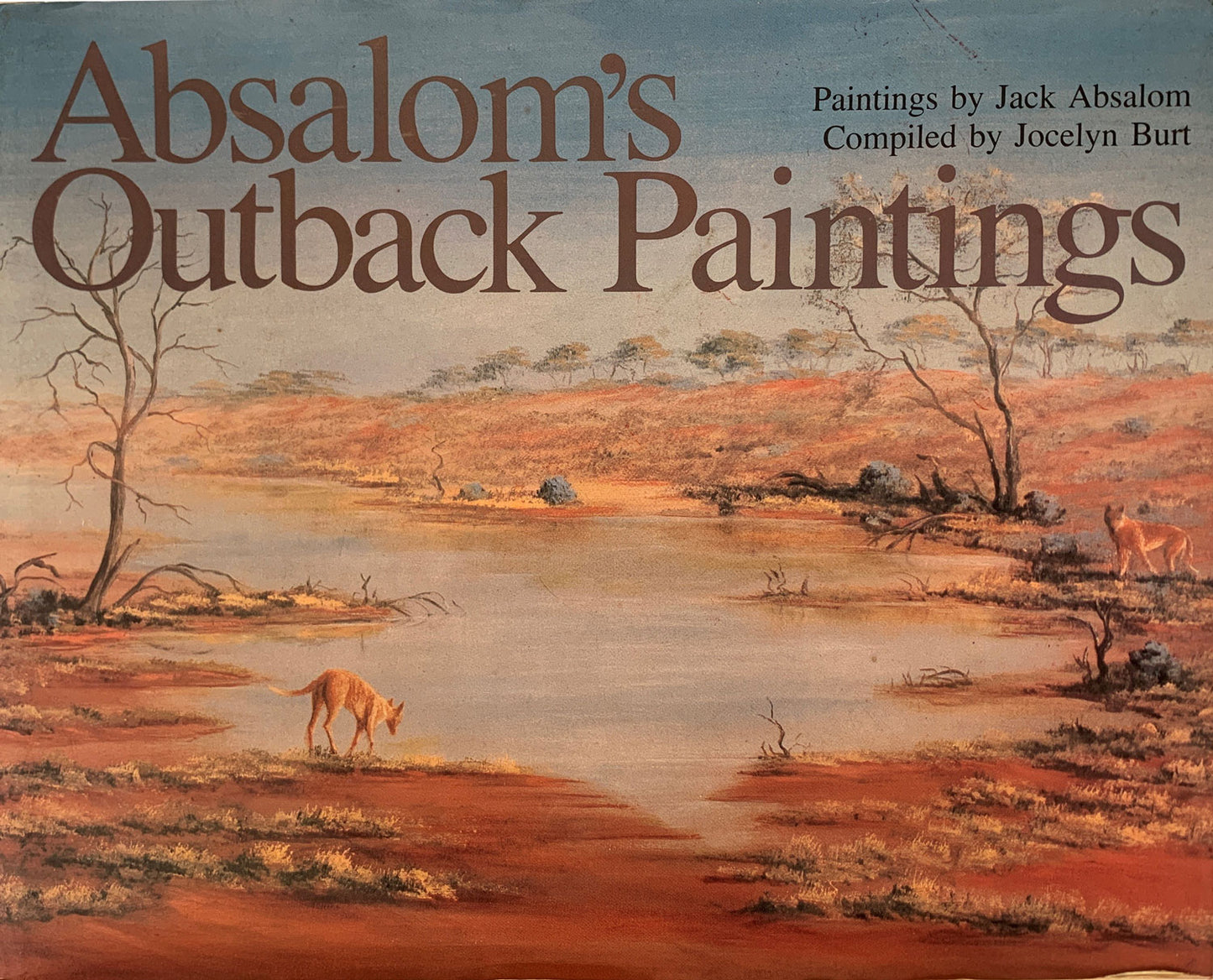 Jack Absalom (1927-2019) Monumental Original Oil Painting on Canvas 'Flinders Ranges' 76cm x 114cm