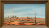 Jack Absalom (1927-2019) XLarge Original Oil Painting 'Broken Hill Landscape' 39cm x 74cm