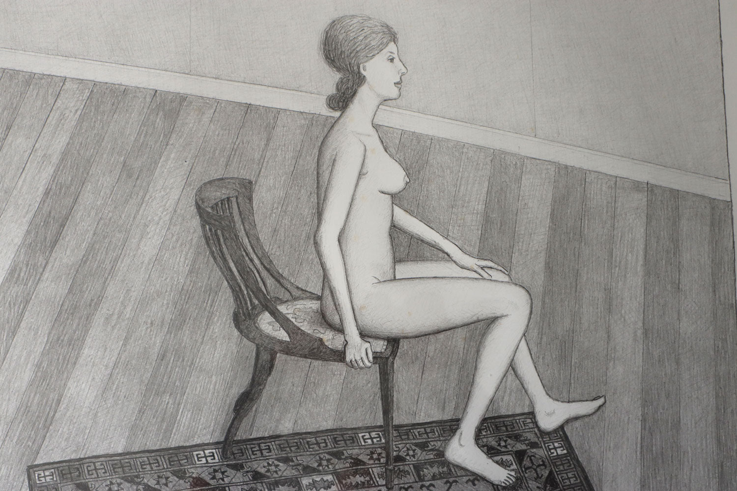 John Brack (1920-1999) Original Lithograph on paper "Nude in Profile 1978" 65cm x 47.5cm