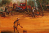 John Cobby (b.1957) Original Oil Painting on Board 'Work Mates Annual Camp' 39cm x 59cm