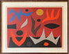 John Coburn (1925-2006) Limited Edition Signed Screenprint 'Fire Dance' 51.5cm x 71.5cm