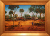 John Cobby (b.1957) Original Oil Painting on Board 'Work Mates Annual Camp' 39cm x 59cm