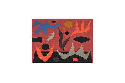 John Coburn (1925-2006) Limited Edition Signed Screenprint 'Fire Dance' 51.5cm x 71.5cm