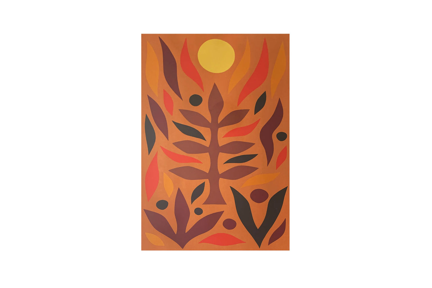 John Coburn (1925-2006) Limited Edition Signed Screenprint 'Autumn' 79.5cm x 53.5cm