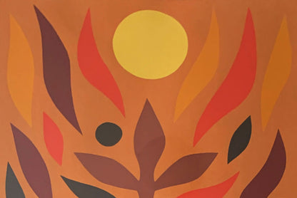 John Coburn (1925-2006) Limited Edition Signed Screenprint 'Autumn' 79.5cm x 53.5cm