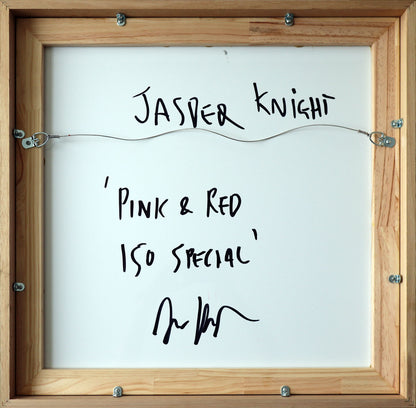 Jasper Knight (1978 - ) Original Enamel Painting on Aluminium Framed 60cm x 60cm