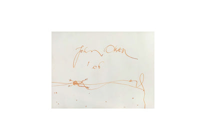 John Olsen (1928-2023) Original Signed Drawing on Paper 'Tree Frog' 20cm x 25cm