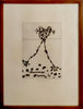 John Olsen (1928-2023) Limited Edition Signed 1976 Etching 'Frog and the Lake' 41cm x 27cm