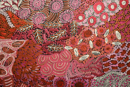 Karen Bird Ngale (b.1984) XLarge Original Aboriginal Painting on Canvas 'My Country' 151cm x 98cm