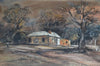 Kenneth Jack (1924-2006) Original Watercolour Painting 'Derelict Farmhouse' 27cm x 38.5cm