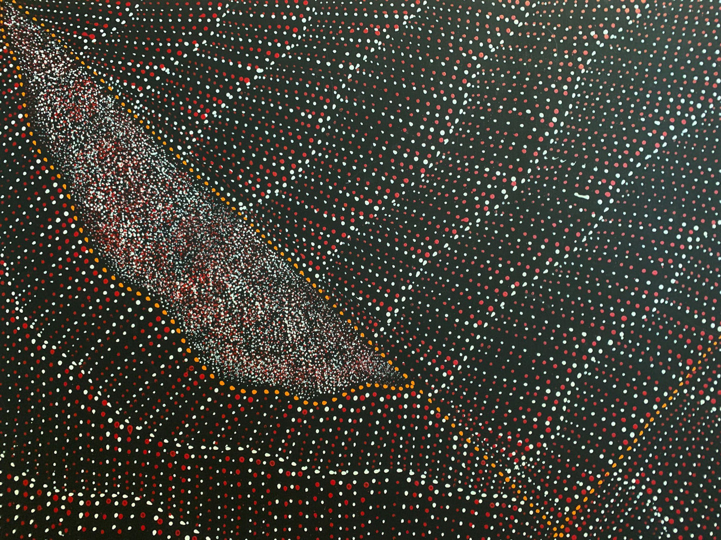 Kathleen Petyarre (C.1940-2018) Large Aboriginal Art 'Mountain Devil Lizard'  100cm x 100cm