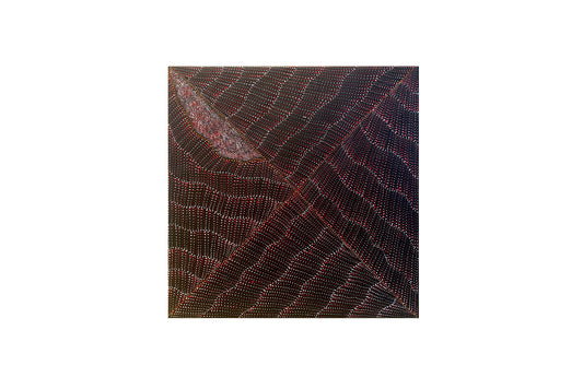 Kathleen Petyarre (C.1940-2018) Large Aboriginal Art 'Mountain Devil Lizard'  100cm x 100cm