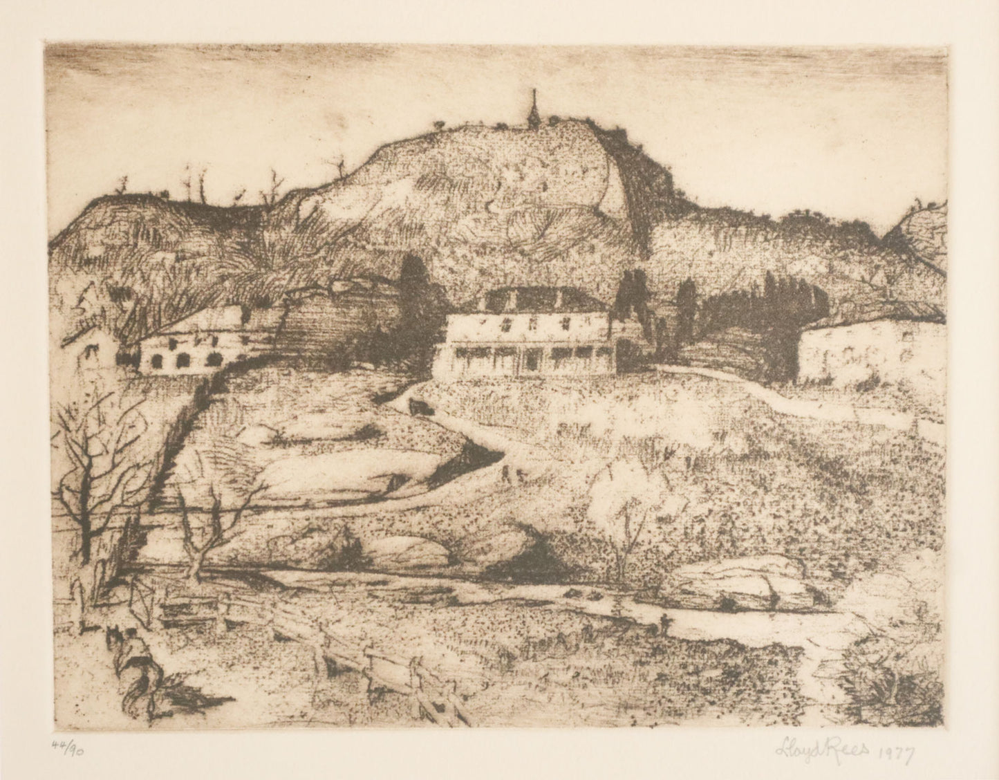 Lloyd Frederic Rees (1895-1988). Limited Edition Original Signed Etching 20cm x 25cm