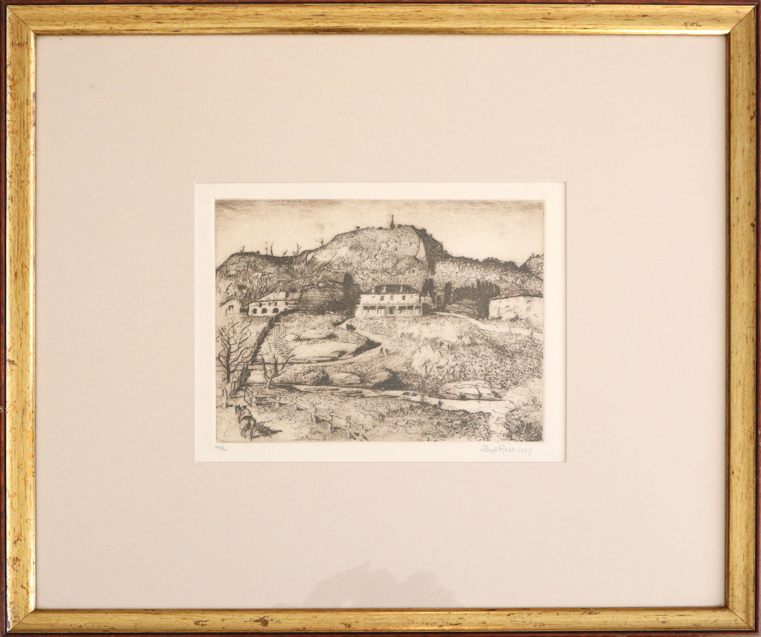 Lloyd Frederic Rees (1895-1988). Limited Edition Original Signed Etching 20cm x 25cm