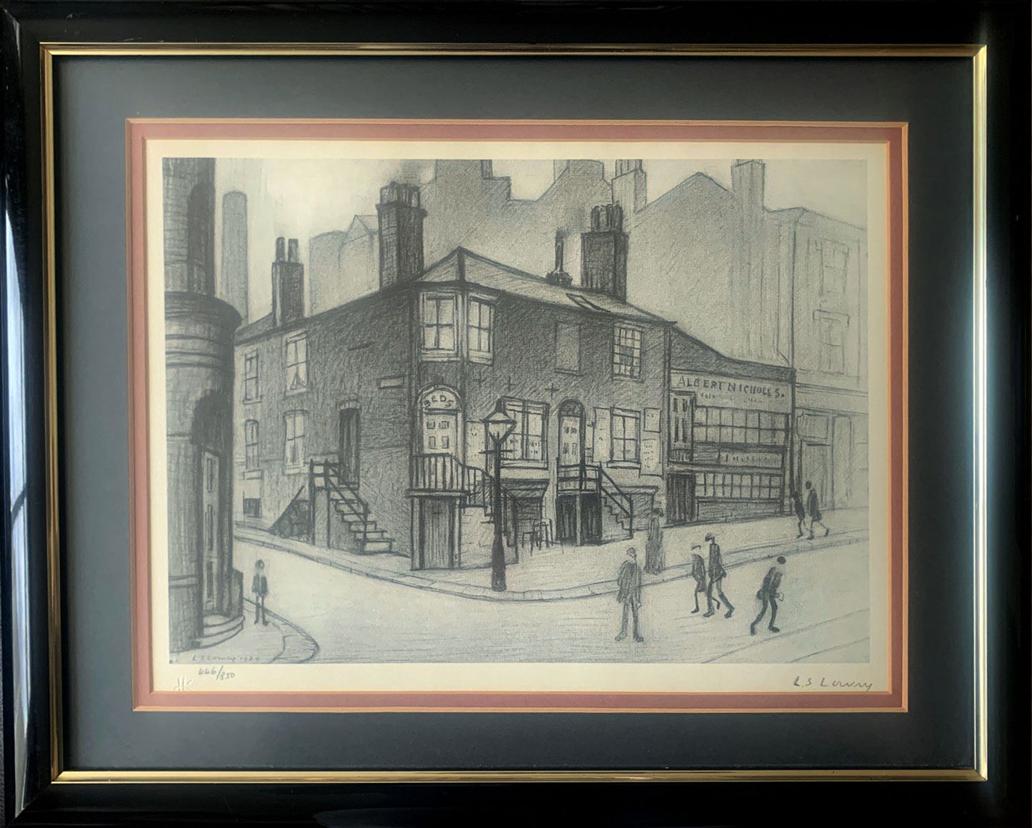 Laurence Stephen Lowry (British, 1887-1976) - Signed Limited Edition Lithograph "Great Ancoats Street, London"