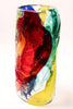 Michele Onesto for Vetreria Oball Murano, Italy - Large Textured Multi-Coloured Glass Vase 36cm