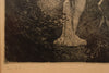 Norman Lindsay (1879-1969) Rare Large Original Signed Etching 'Lands of Afternoon' 1923