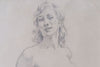 Norman Lindsay (1879-1969) Original Signed Pencil Drawing on Paper - 31cm x 13cm