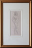 Norman Lindsay (1879-1969) Original Signed Pencil Drawing on Paper - 31cm x 13cm