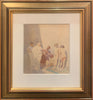 Norman Lindsay (1879-1969) - Original Signed Watercolour Painting 'The Slave Market' 1916