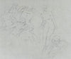 Norman Lindsay (1879-1969) - Large Original Signed Pencil Drawing 1932 27cm x 31.5cm