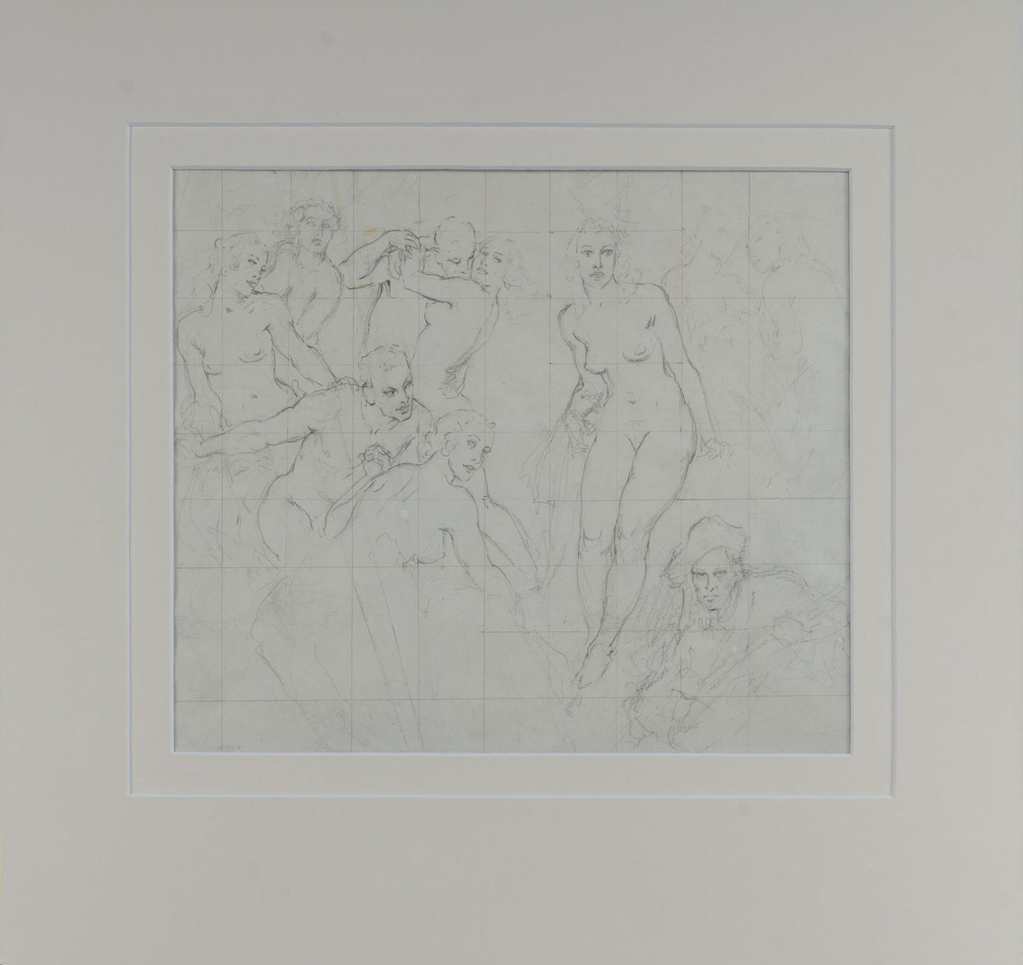 Norman Lindsay (1879-1969) - Large Original Signed Pencil Drawing 1932 27cm x 31.5cm