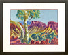 Otto Pareroultja (1914-1993)  Original Watercolour Painting 'MacDonnell Ranges' 26cm x 36cm