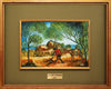 Pro Hart (1928-2006) - Large Original Oil Painting On Board 'The Good Samaritan' - 30cm x 44cm