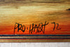 Pro Hart (1928-2006) - Large Original Oil Painting On Board 'Hut Study"  24cm x 34cm