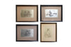 Russell Drysdale (1912-1981) Complete Limited Edition Series of Four Solid Sterling Silver Plaques in Frames