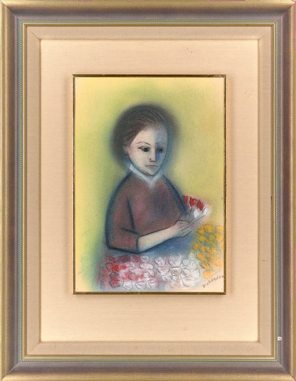 Robert Dickerson (1924-2015), Original Colour Pastel Drawing 28cm x 19.5cm