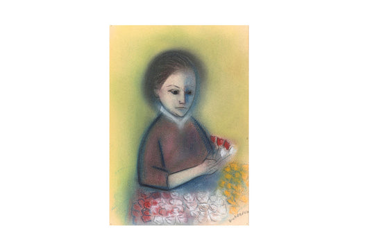 Robert Dickerson (1924-2015), Original Colour Pastel Drawing 28cm x 19.5cm