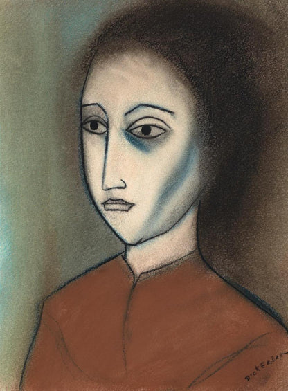 Robert Dickerson (1924-2015), Original Colour Pastel Drawing - 37cm x 27.5cm